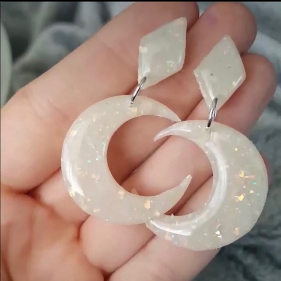 Opal Celestial Earrings - Picture 1 of 2